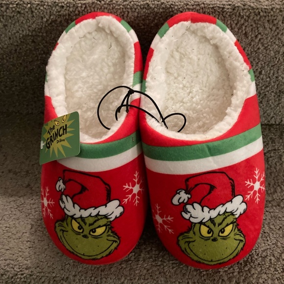 NWT GRINCH Slippers - Picture 1 of 4